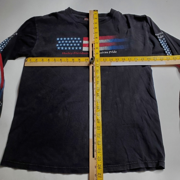 Harley Davidson's Hot Springs AR Motorcycle's American Pride Long Sleeve Size L - Picture 7 of 11